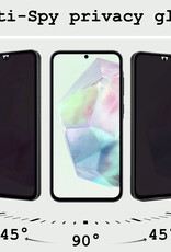 BASEY. Screenprotector Geschikt voor Samsung A35 Screenprotector Privacy Beschermglas - Screenprotector Geschikt voor Samsung Galaxy A35 5G Screen Protector Full Screen Privacy