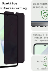 BASEY. Screenprotector Geschikt voor Samsung A35 Screenprotector Privacy Beschermglas - Screenprotector Geschikt voor Samsung Galaxy A35 5G Screen Protector Full Screen Privacy