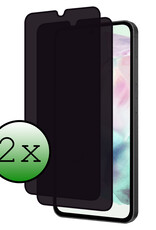 BASEY. Screenprotector Geschikt voor Samsung A35 Screenprotector Privacy Beschermglas - Screenprotector Geschikt voor Samsung Galaxy A35 5G Screen Protector Full Screen Privacy - 2 Stuks