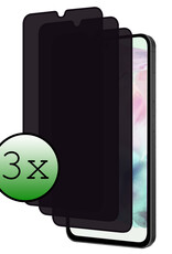BASEY. Screenprotector Geschikt voor Samsung A35 Screenprotector Privacy Beschermglas - Screenprotector Geschikt voor Samsung Galaxy A35 5G Screen Protector Full Screen Privacy - 3 Stuks