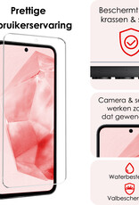 NoXx Screenprotector Geschikt voor Samsung A35 Screenprotector Tempered Glass Gehard Glas Beschermglas