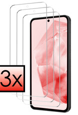 NoXx Screenprotector Geschikt voor Samsung A35 Screenprotector Tempered Glass Gehard Glas Beschermglas - 3x