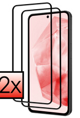 NoXx Screenprotector Geschikt voor Samsung A35 Screenprotector Tempered Glass Gehard Glas Full Cover - 2x