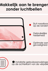 NoXx Screenprotector Geschikt voor Samsung A35 Screenprotector Tempered Glass Gehard Glas Full Cover - 3x