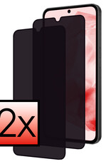 NoXx Screenprotector Geschikt voor Samsung A35 Screenprotector Privacy Tempered Glass Gehard Glas Display Cover - 2x