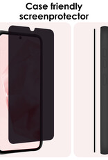 NoXx Screenprotector Geschikt voor Samsung A35 Screenprotector Privacy Tempered Glass Gehard Glas Display Cover - 2x