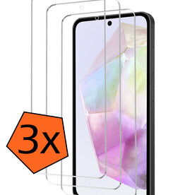 Nomfy Nomfy Samsung Galaxy A35 Screenprotector - 3 PACK