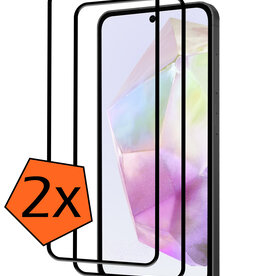 Nomfy Nomfy Samsung Galaxy A35 Screenprotector Full Cover - 2 PACK