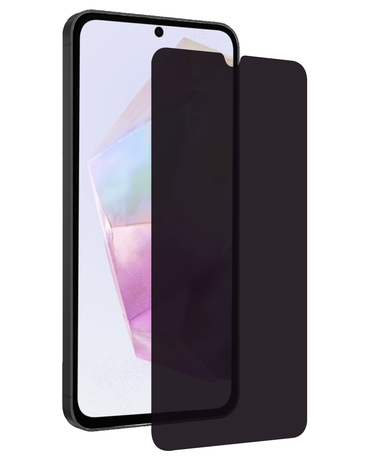 Nomfy Screenprotector Geschikt voor Samsung A35 Screenprotector Privacy Bescherm Glas - Screenprotector Geschikt voor Samsung Galaxy A35 5G Privacy Screenprotector Tempered Glass