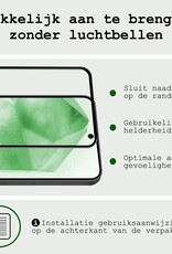 BASEY. Screenprotector Geschikt voor Samsung A55 Screenprotector Beschermglas Full Cover - Screenprotector Geschikt voor Samsung Galaxy A55 Screen Protector Full Cover