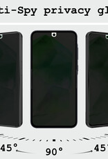 BASEY. Screenprotector Geschikt voor Samsung A55 Screenprotector Privacy Beschermglas - Screenprotector Geschikt voor Samsung Galaxy A55 Screen Protector Full Screen Privacy