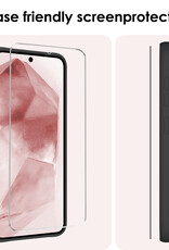 NoXx Screenprotector Geschikt voor Samsung A55 Screenprotector Tempered Glass Gehard Glas Beschermglas - 2x