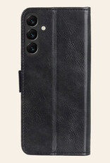 Nomfy Hoesje Geschikt voor Samsung A55 Hoes Bookcase Flipcase Book Cover Met 2x Screenprotector - Hoes Geschikt voor Samsung Galaxy A55 Hoesje Book Case - Zwart