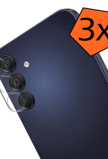 Nomfy Screenprotector Geschikt voor Samsung A55 Camera Screen Protector Beschermglas - Screenprotector Geschikt voor Samsung Galaxy A55 Camera Screenprotector Tempered Glass - 3 PACK