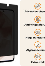 Nomfy Screenprotector Geschikt voor Samsung A55 Screenprotector Privacy Bescherm Glas - Screenprotector Geschikt voor Samsung Galaxy A55 Privacy Screenprotector Tempered Glass - 2 PACK