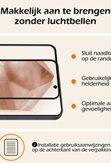 Nomfy Screenprotector Geschikt voor Samsung A55 Screenprotector Bescherm Glas - Screenprotector Geschikt voor Samsung Galaxy A55 Screen Protector Tempered Glass Full Screen Full Cover - 3 PACK