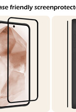 Nomfy Screenprotector Geschikt voor Samsung A55 Screenprotector Bescherm Glas - Screenprotector Geschikt voor Samsung Galaxy A55 Screen Protector Tempered Glass Full Screen Full Cover - 3 PACK