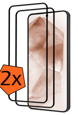 Nomfy Screenprotector Geschikt voor Samsung A55 Screenprotector Bescherm Glas - Screenprotector Geschikt voor Samsung Galaxy A55 Screen Protector Tempered Glass Full Screen Full Cover - 2 PACK