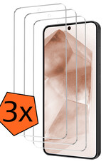 Nomfy Screenprotector Geschikt voor Samsung A55 Screenprotector Bescherm Glas Tempered Glass - Screenprotector Geschikt voor Samsung Galaxy A55 Screen Protector - 3 PACK