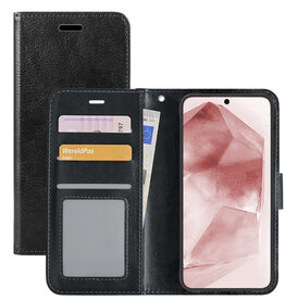 NoXx NoXx Samsung Galaxy A55 Hoesje Bookcase - Zwart