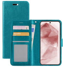 NoXx NoXx Samsung Galaxy A55 Hoesje Bookcase - Turquoise