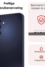 NoXx Screenprotector Geschikt voor Samsung A35 Camera Screenprotector Gehard Glas - Screenprotector Geschikt voor Samsung Galaxy A35 5G Screenprotector Camera Tempered Glass - 2x