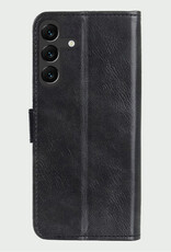 BASEY. Hoes Geschikt voor Samsung A55 Hoesje Bookcase Hoes Flip Case Book Cover Met 2x Screenprotector - Hoesje Geschikt voor Samsung Galaxy A55 Hoes Book Case Hoesje - Zwart