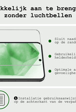 BASEY. Hoes Geschikt voor Samsung A55 Hoesje Bookcase Hoes Flip Case Book Cover Met 2x Screenprotector - Hoesje Geschikt voor Samsung Galaxy A55 Hoes Book Case Hoesje - Bruin