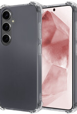 NoXx Hoes Geschikt voor Samsung A55 Hoesje Siliconen Cover Shock Proof Back Case Shockproof Hoes - Transparant