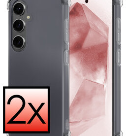 NoXx NoXx Samsung Galaxy A55 Hoesje Shockproof - Transparant - 2 PACK