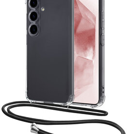 NoXx NoXx Samsung Galaxy A55 Hoesje Transparant Shockproof Met Zwart Koord