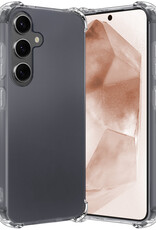 Nomfy Hoesje Geschikt voor Samsung A55 Hoesje Shock Proof Cover Case Shockproof - Hoes Geschikt voor Samsung Galaxy A55 Hoes Siliconen Back Case - Transparant