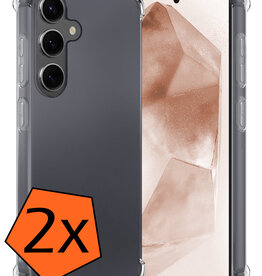 Nomfy Nomfy Samsung Galaxy A55 Hoesje Shockproof - Transparant - 2 PACK