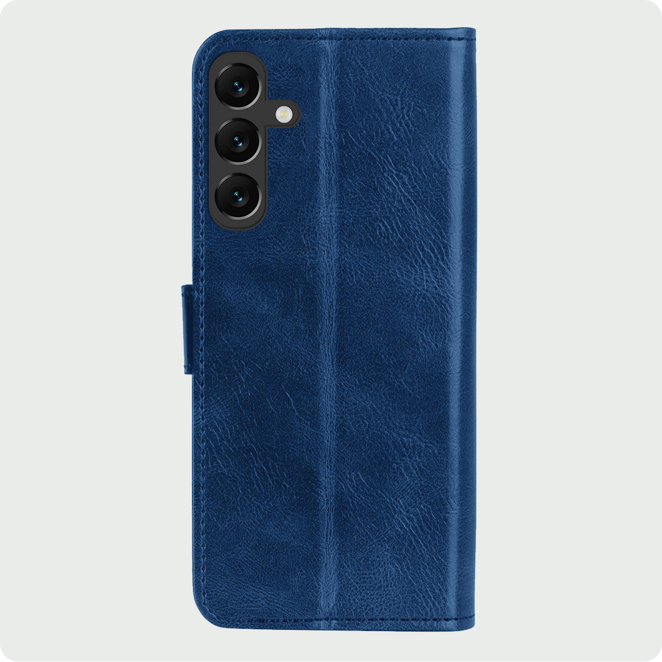 BASEY. Hoes Geschikt voor Samsung A55 Hoesje Bookcase Hoes Flip Case Book Cover Met Screenprotector - Hoesje Geschikt voor Samsung Galaxy A55 Hoes Book Case Hoesje - Donkerblauw