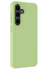 Nomfy Hoesje Geschikt voor Samsung A55 Hoesje Siliconen Cover Case Met 2x Screenprotector - Hoes Geschikt voor Samsung Galaxy A55 Hoes Back Case - Groen
