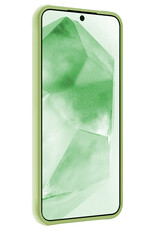 BASEY. Hoes Geschikt voor Samsung A55 Hoesje Siliconen Back Cover Case - Hoesje Geschikt voor Samsung Galaxy A55 Hoes Cover Hoesje - Groen
