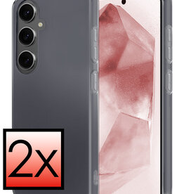 NoXx NoXx Samsung Galaxy A55 Hoesje Siliconen - Transparant - 2 PACK