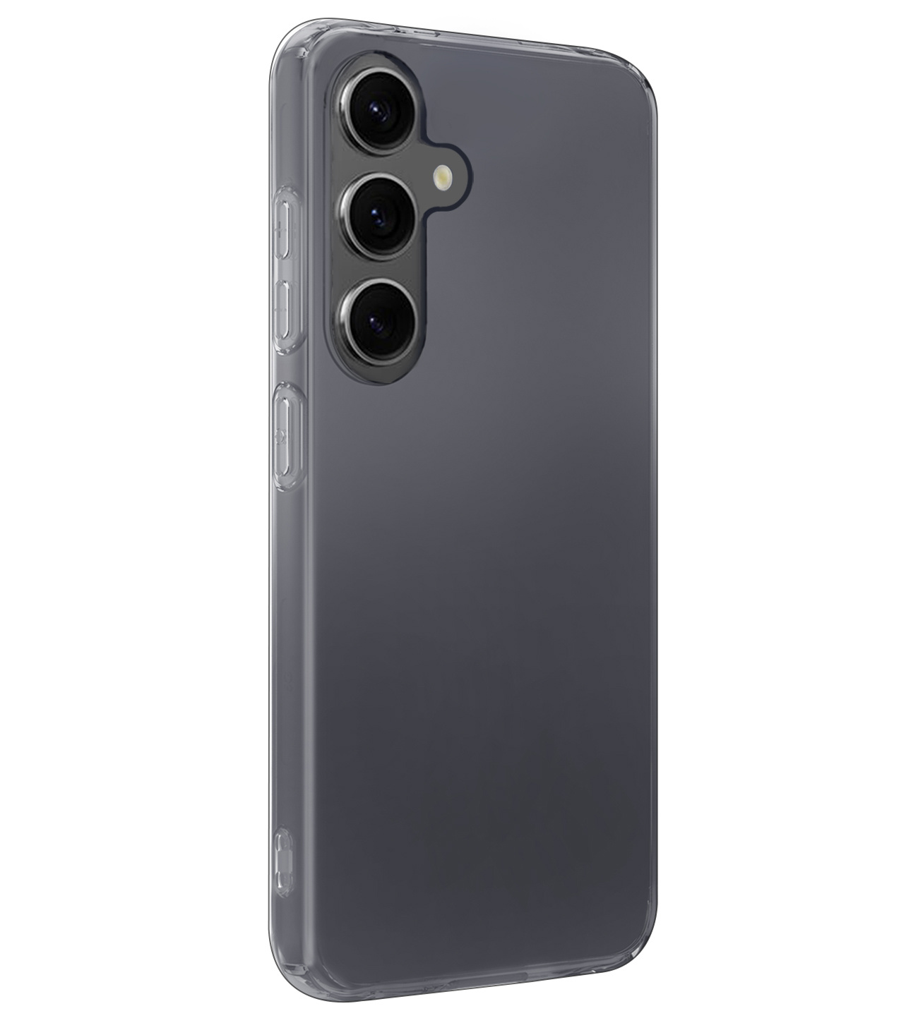 NoXx Hoes Geschikt voor Samsung A55 Hoesje Cover Siliconen Back Case Hoes - Transparant - 2x