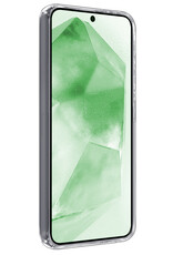 BASEY. Hoes Geschikt voor Samsung A55 Hoesje Siliconen Back Cover Case Met Screenprotector - Hoesje Geschikt voor Samsung Galaxy A55 Hoes Cover Hoesje - Transparant