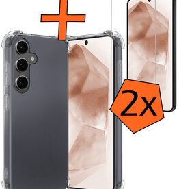 Nomfy Nomfy Samsung Galaxy A55 Hoesje Shockproof Met 2x Screenprotector