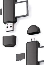 NoXx SD Kaartlezer USB Type OTG Micro SD Card Reader USB OTG 4-in-1