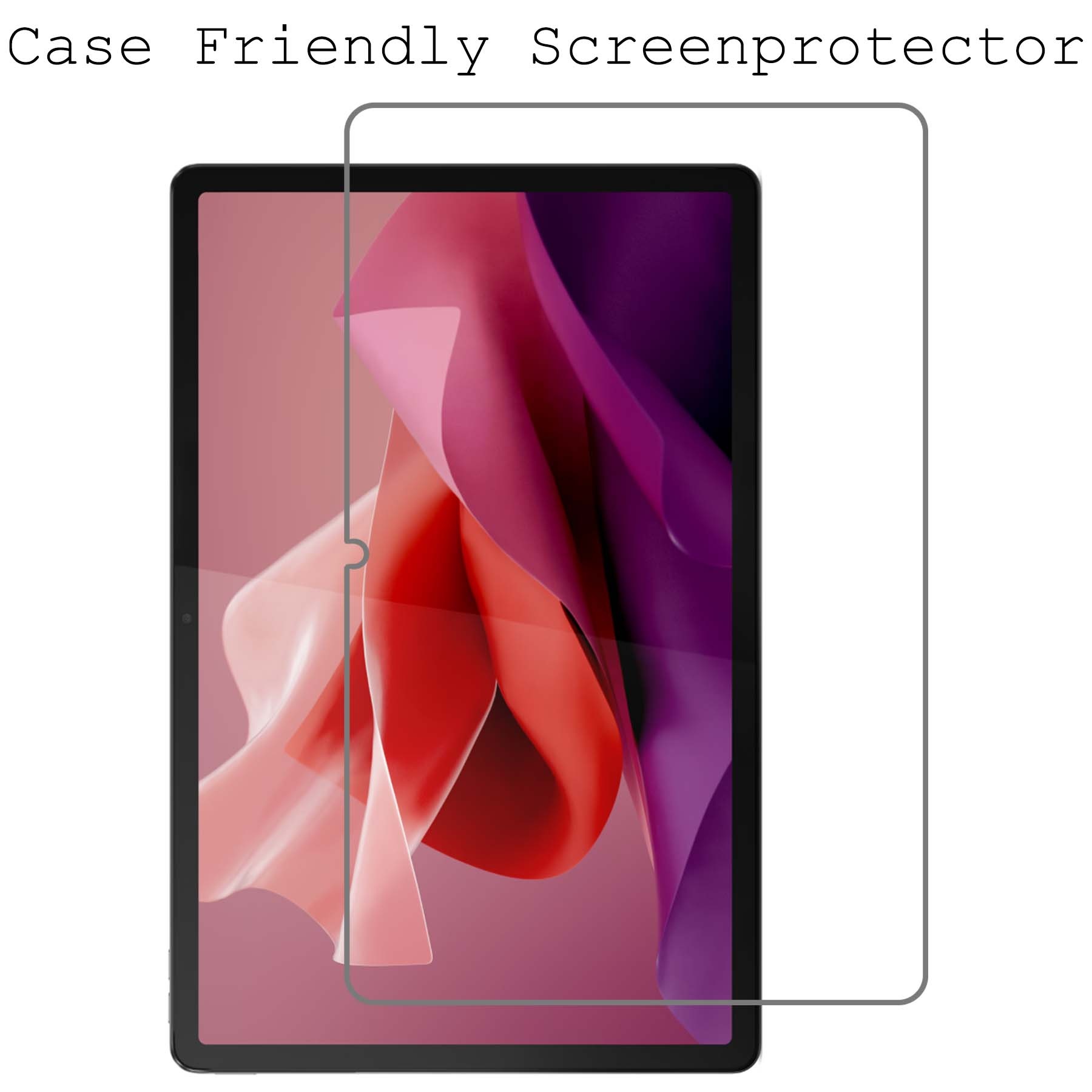 BASEY. Screenprotector Geschikt voor Lenovo Tab P12 Screenprotector Tempered Glass - Screenprotector Geschikt voor Lenovo Tab P12 Screen Protector Beschermglas