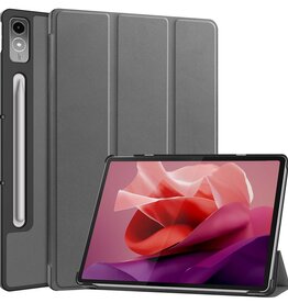 BASEY. BASEY. Lenovo Tab P12 Hoesje Met Uitsparing Lenovo Pen - Grijs