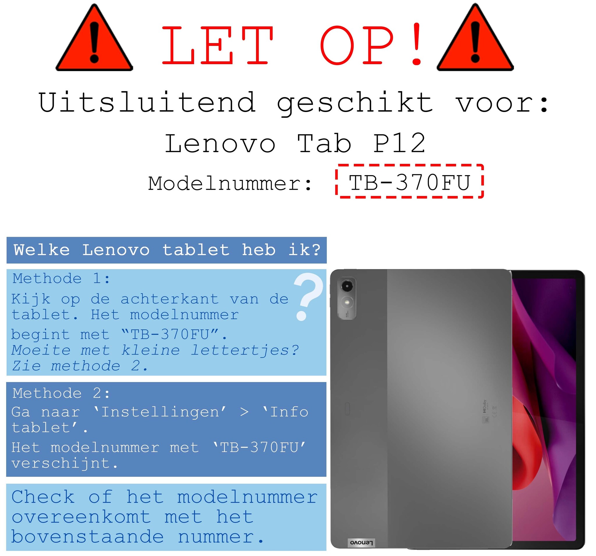 BASEY. Hoesje Geschikt voor Lenovo Tab P12 Hoes Case Tablet Hoesje Tri-fold Met Uitsparing Geschikt voor Lenovo Pen - Hoes Geschikt voor Lenovo Tab P12 Hoesje Hard Cover Bookcase Hoes - Grijs