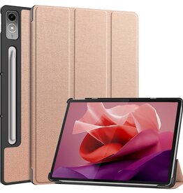 BASEY. BASEY. Lenovo Tab P12 Hoesje Met Uitsparing Lenovo Pen - Rose Goud