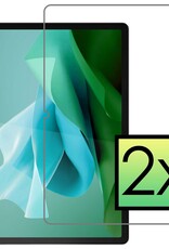 NoXx Screenprotector Geschikt voor Lenovo Tab P12 Screenprotector Bescherm Glas Screen Protector - 2x