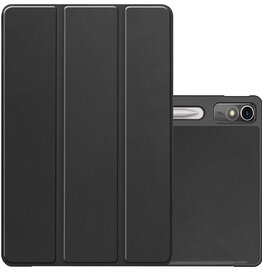 NoXx NoXx Lenovo Tab P12 Hoesje Met Uitsparing Lenovo Pen - Zwart