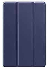 Nomfy Hoes Geschikt voor Lenovo Tab P12 Hoes Tri-fold Tablet Hoesje Case Met Uitsparing Geschikt voor Lenovo Pen - Hoesje Geschikt voor Lenovo Tab P12 Hoesje Hardcover Bookcase - Donkerblauw