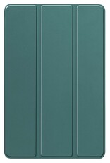 BASEY. Hoesje Geschikt voor Lenovo Tab P12 Hoes Case Tablet Hoesje Tri-fold Met Uitsparing Geschikt voor Lenovo Pen Met Screenprotector - Hoes Geschikt voor Lenovo Tab P12 Hoesje Hard Cover Bookcase Hoes - Donkergroen
