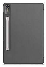 BASEY. Hoesje Geschikt voor Lenovo Tab P12 Hoes Case Tablet Hoesje Tri-fold Met Uitsparing Geschikt voor Lenovo Pen Met Screenprotector - Hoes Geschikt voor Lenovo Tab P12 Hoesje Hard Cover Bookcase Hoes - Grijs